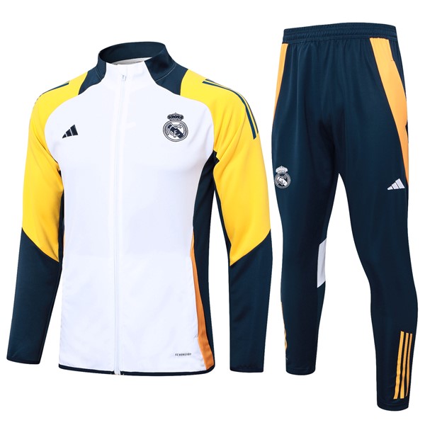 Chandal Real Madrid 2024/25 Blanco Amarillo 3